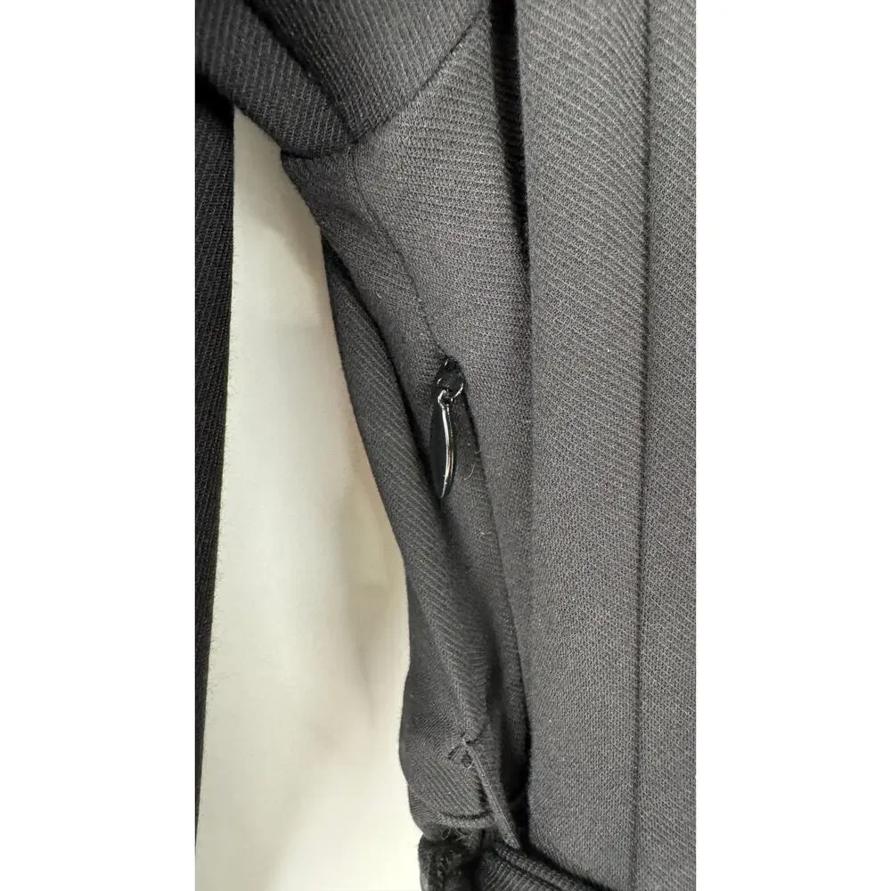 Torrid Womens Mini Tuxedo Dress Plus Size 20 Black Long Sleeve Short Tie Belt - Picture 12 of 13